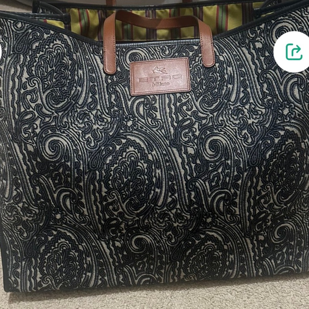 Etro Milano Womens paisley tote